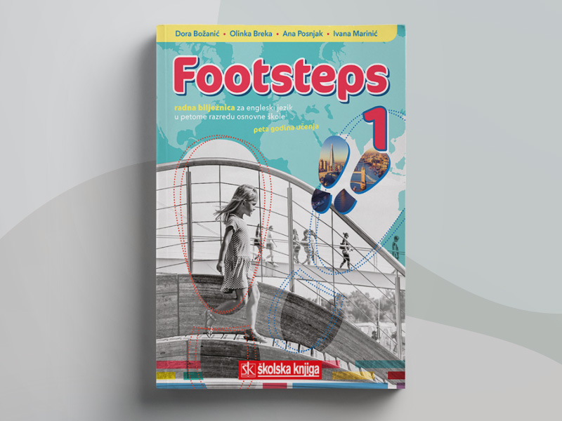 013461 - Footsteps 1 - radna bilježnica